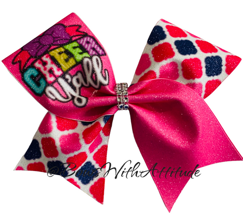 Novelty - Cheer Y'all Bow