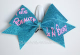 Novelty - This Beauty is a Beast Glitter Bow