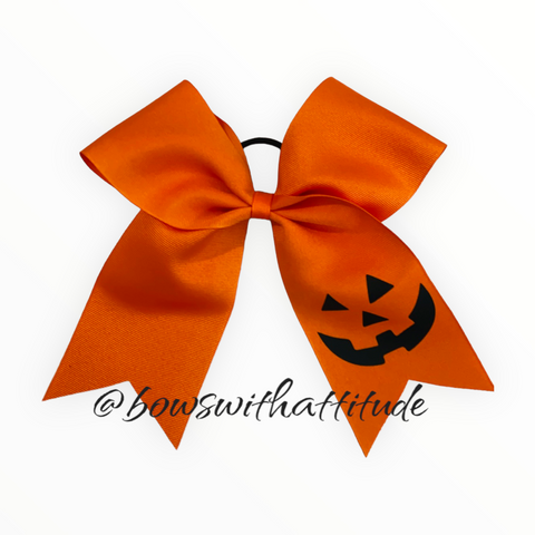 Holiday - Halloween Jack-O-Lantern Bow